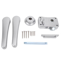 RV Toilet Door Lock Bathroom Door Lock Caravan Boat Latch Handle Lock