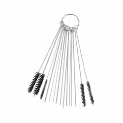 Carburetor Jet Cleaner Tool Kit 10x Cleaning Needles With 5x Brushes