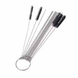 Carburetor Jet Cleaner Tool Kit 10x Cleaning Needles With 5x Brushes