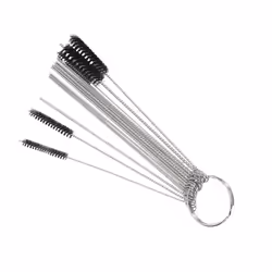 Carburetor Jet Cleaner Tool Kit 10x Cleaning Needles With 5x Brushes