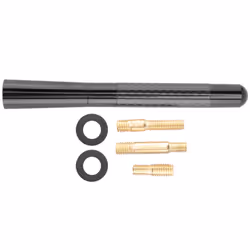 Universal 5 Inch 120mm Black Antenna Carbon Fiber Printer Car Radio