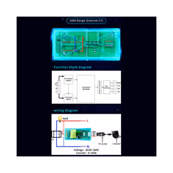 10A PZEM 004T 3.0 Wattmeter Meter Current Test Module for Arduino TTL