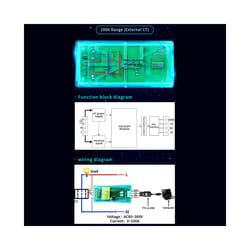 10A PZEM 004T 3.0 Wattmeter Meter Current Test Module for Arduino TTL