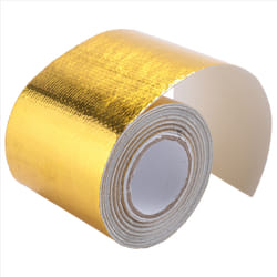 Gold Thermal Tape Air Intake Heat Shield Reflective Barrier Engine