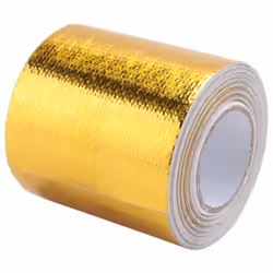 Gold Thermal Tape Air Intake Heat Shield Reflective Barrier Engine