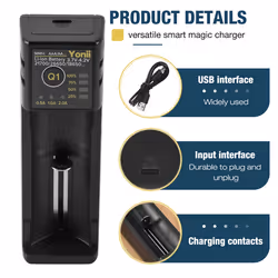 18650 Battery Charger 26650 Usb Smart Nickel Hydrogen Aa Aaa 21700