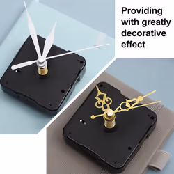 5 Pcs Clock Movement Mechanism Parts Silence Quartz DIY Wall Clock