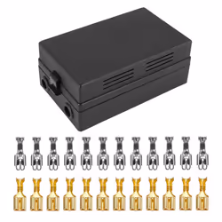 Car Blade Relay Socket Black Box 18 Way Blade For Automotive Marine