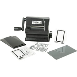Sizzix Sidekick Starter Kit 664175 Manual Die Cutting and Embossing Machine, Black by Tim Holtz, One Size