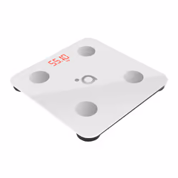 ACME SC103W, Electronic personal scale, 180 kg, 100 g, White, Square, Glass, Plastic