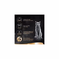 Sheba Fine Flakes in Jelly - Fish Collection - Wet Cat Food Pouches for Adult Cats - 72 x 85 g