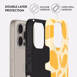 BURGA Lemon Tart mobile phone case 15.5 cm (6.1") Cover Yellow, White - Additional view 2