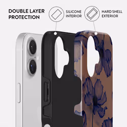 BURGA Velvet Night mobile phone case 15.5 cm (6.1") Border Black, Blue, Brown - Additional view 2