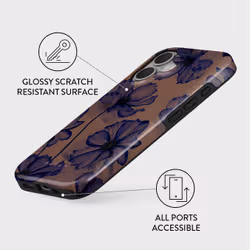 BURGA Velvet Night mobile phone case 15.5 cm (6.1") Border Black, Blue, Brown - Additional view 3