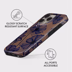 BURGA Velvet Nigh mobile phone case 16 cm (6.3") Border Black, Blue, Brown - Additional view 3