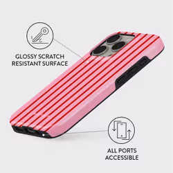 BURGA Favorite Bikini mobile phone case 16 cm (6.3") Border Pink, Red - Additional view 3
