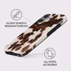 BURGA Celestial mobile phone case 15.5 cm (6.1") Border Beige, Brown - Additional view 3