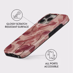 BURGA Tender Kiss mobile phone case 16 cm (6.3") Border Pink, Rose - Additional view 3