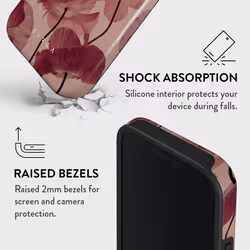 BURGA Tender Kiss mobile phone case 16 cm (6.3") Border Pink, Rose - Additional view 4