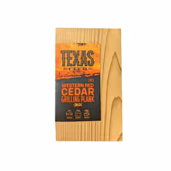 Texas Club Flavoured Cedar Grilling plank, 25x15x1 cm (2pcs)