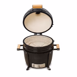 Kamado Bono Minimo Ceramic Grill 15″ Kamado barbecue/grill Cart Charcoal (fuel) Black