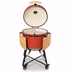 Kamado Bono Limited Ceramic Grill 25″ Kamado barbecue/grill Cart Charcoal (fuel) Red