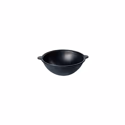 TEXAS CLUB Cast Iron Pot Uzbek Kazan with Aluminum Lid for Kamado Bono Media/Grande/Limited Grills, 8 L