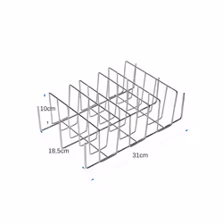 Texas Club Stainless Steel Ribs and Vegetables Roast Rack