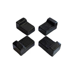 Set of Ceramic Feets/Legs For Barbecue, 4 pcs - Black