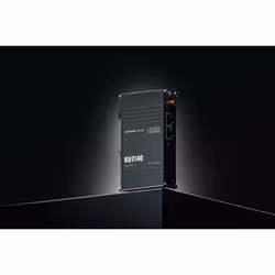 Teltonika Industrial router RUT140 2x RJ45 100Mb/s, IP30, Ethernet WAN, Black
