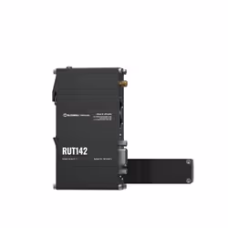 Teltonika Industrial router RUT142 WiFi 4, RS232, 2x RJ45 100Mb/s, IP30, Wi-Fi 4 (802.11n), Single-band (2.4 GHz), Ethernet L ...