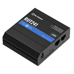 Teltonika RUT241 eSIM | Industrieller 4G-LTE-Router | Cat 4, 2x RJ45 100Mb/s, eSIM Cellular network router