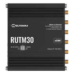 Teltonika RUTM30 wireless router Gigabit Ethernet Dual-band (2.4 GHz / 6 GHz) 5G Black