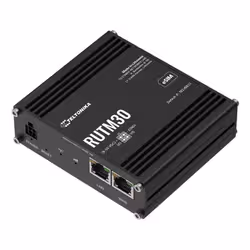 Teltonika RUTM30 wireless router Gigabit Ethernet Dual-band (2.4 GHz / 6 GHz) 5G Black - Additional view 2
