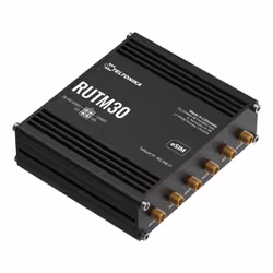 Teltonika RUTM30 wireless router Gigabit Ethernet Dual-band (2.4 GHz / 6 GHz) 5G Black - Additional view 3