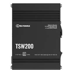 Teltonika TSW200 Unmanaged Gigabit Ethernet (10/100/1000) Power over Ethernet (PoE) Black