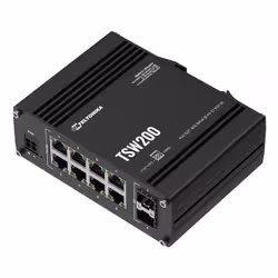 Teltonika TSW200 Unmanaged Gigabit Ethernet (10/100/1000) Power over Ethernet (PoE) Black - Additional view 3