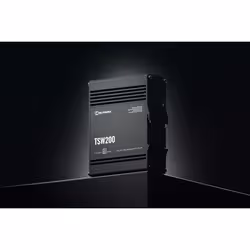 Teltonika TSW200 Unmanaged Gigabit Ethernet (10/100/1000) Power over Ethernet (PoE) Black - Additional view 6