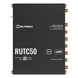 Teltonika RUTC50 wireless router Gigabit Ethernet Dual-band (2.4 GHz / 5 GHz) 5G Black