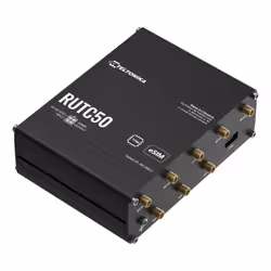 Teltonika RUTC50 wireless router Gigabit Ethernet Dual-band (2.4 GHz / 5 GHz) 5G Black - Additional view 3