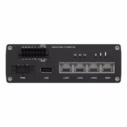 Teltonika 5G industrial router with RS232/485 wireless router Gigabit Ethernet Dual-band (2.4 GHz / 5 GHz) Black - Additional view 4