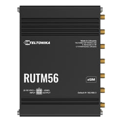 Teltonika RUTM56 wireless router Gigabit Ethernet Dual-band (2.4 GHz / 5 GHz) 5G Black