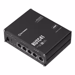 Teltonika RUTC41 wireless router Gigabit Ethernet Dual-band (2.4 GHz / 5 GHz) 5G Black