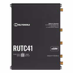 Teltonika RUTC41 wireless router Gigabit Ethernet Dual-band (2.4 GHz / 5 GHz) 5G Black - Additional view 3