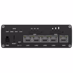 Teltonika RUTC41 wireless router Gigabit Ethernet Dual-band (2.4 GHz / 5 GHz) 5G Black - Additional view 4