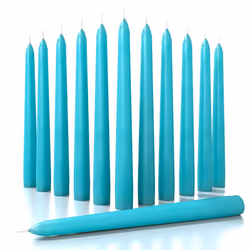 CANDWAX 8 inch Taper Candles Set of 12 - Dinner Candles Dripless - Tall Candles Long Burning Perfect for Dinner Party or Wed ...