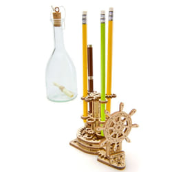 UGEARS Wheel Organizer - Mechanical Wooden Model Kit 70074