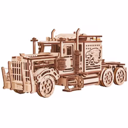 Wood Trick Wooden Scale Model Kit Big Rig Kids Children Art Model Making Set