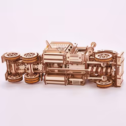 Wood Trick Wooden Scale Model Kit Big Rig Kids Children Art Model Making Set