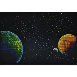 MINC88004 - Miniart Crafts - The Earth Bead Embroidery Kit